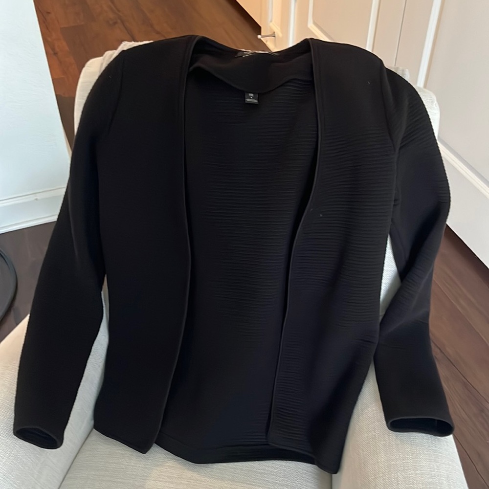 Scotch and Soda Black ribbed cardigan/ jacket